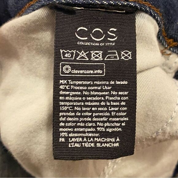 COS Flare Denim Blue Jeans Women’s Size 6 - Picture 4 of 6